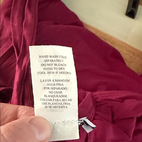 Magenta Halter Maxi Dress | Flowy Summer Beach Dress | Size Large - Picture 9 of 9